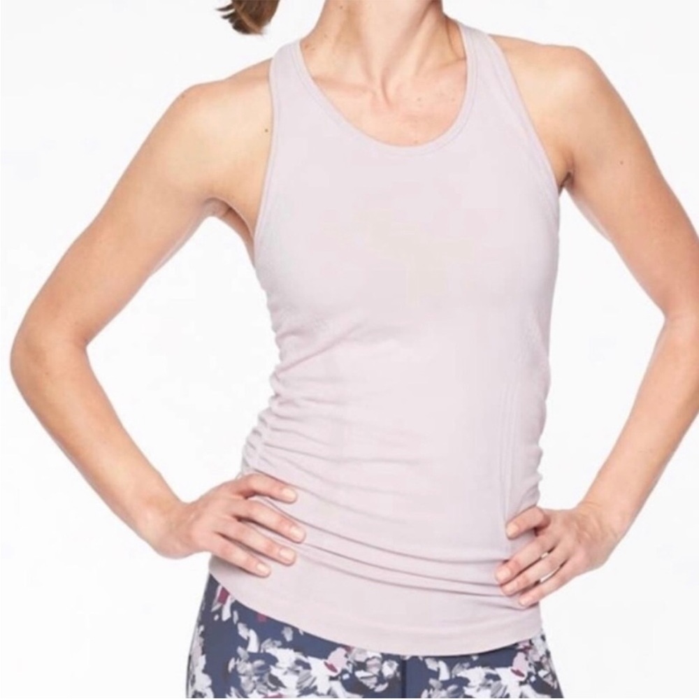 Athleta Speedlight Seamless Tank Light Pink Size XS
